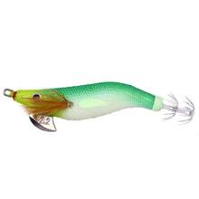 HENGJIA 1pc 2.2# Luminous Squid Jigging Hook Rattle Shrimp Jigs Lure Eging Cuttlefish Octopus Hard Bait Sea Fishing Lures - Multicolor - View 6