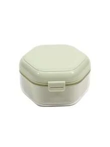 Solid Color Invisible Braces, Orthodontic Retainer Storage Box, Denture Storage And Cleaning Box