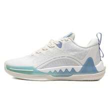 XTEP Near Battle 第一代男士篮球鞋，舒适休闲运动鞋 877119120005 帆白/积云蓝