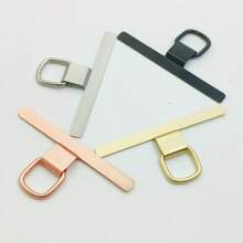1pc Ultra Thin Metal Mobile Phone Pad, Phone Lanyard Connection Piece, Anti-Drop, Anti-Lost, Hanging Phone Chain Connector Pad Gifts For Mother, Family, Friends, Birthday, Holiday Phone Charm