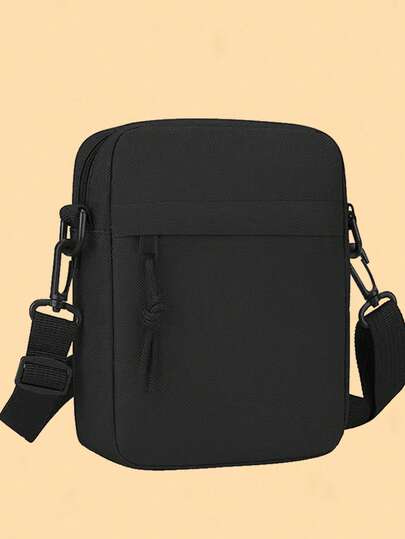 Crossbody Bag Boys New Japanese Ins Fashion Brand All-In-One Mobile Phone Small Shoulder Bag Casual Simple Backpack Canvas Tote Bag Camera Bag Side Bag Pouch Festival Phone Bag