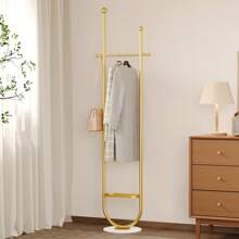 Perchero de pie, perchero de abrigos para dormitorio, diseño minimalista, perchero para pasillo, estantería de almacenamiento para el hogar