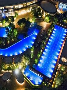 1pc Round LED Pool Light - Multi-Color Underwater Decoration, Suitable For Swimming Pools Above Ground, Diving Light, Underwater Light, Super Bright LED, RGB Dynamic Color, Suitable For Bathtub, Garden, Pond, Fountain, Spa, Easter, Ramadan Festival, Party Decoration, Lawn Pool Supplies, Ponds, Aquariums, Bathtubs, Etc. - Festive Decorative Lights For Weddings, Family Atmospheres, Small Aquariums, Fountains, Holiday Parties, Birthday Gifts, Etc - Pool Light - View 8