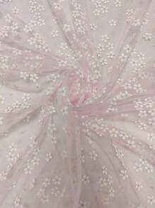 1st Kledingdecoratie Accessoire, Bloemblaadjes Fee Tule Print