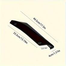 Car Rear Bumper Diffuser Splitter With Separate Spoiler & Scrape Protector, Rear Spoiler Modification