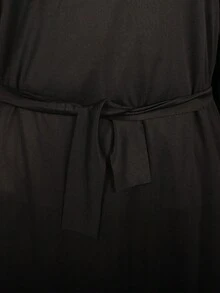 成人死神服装，适合万圣节、尖叫派对、复活节舞会、恐怖表演、男女通用连体衣 - 黑色 - 查看 4