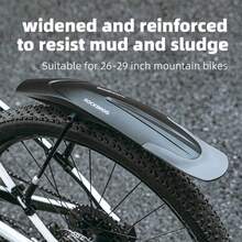 ROCKBROS 1pc Bike Fenders Front Rear Deformation Resistant Fenders Set For Commuter & Mountain Bikes, Cycling Accessory - Multicolor - View 9