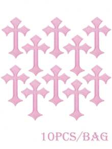 10pcs Cross Design Iron-on Patch - Multicolor - View 18