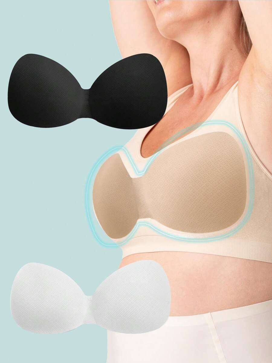 1pc Seamless Sports Bra Removable Soft Foam Cup Pad Inserts - Multicolor - View 1