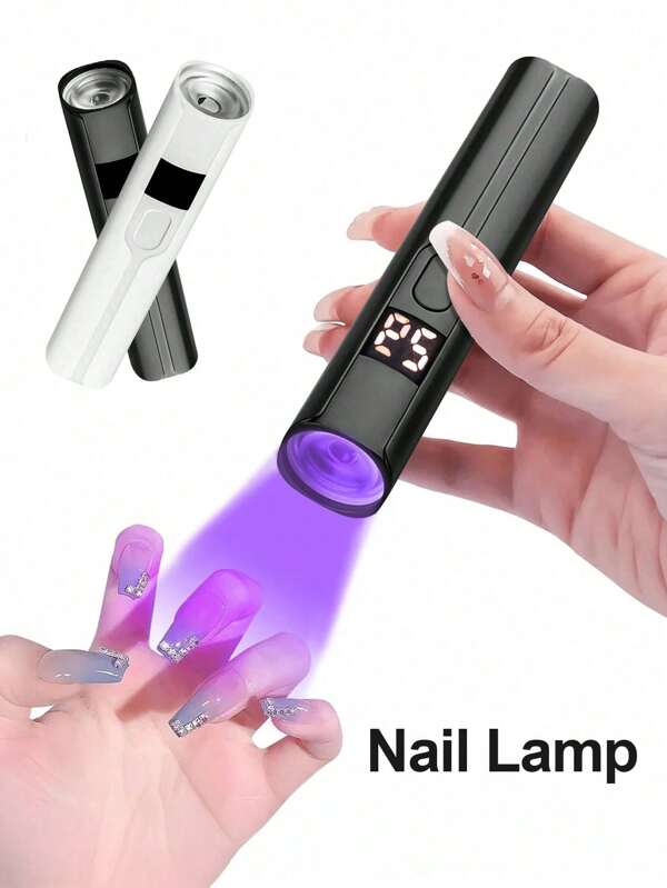 1pc/2pcs Portable UV LED Nail Lamp Handheld UV Light For Nails,Professional Nail Drying Lamp Gel X Lamp For Gel Nails Flash Cure Lamp For Gel Nails LED Nail Lamp Portable Mini Nail Dryer Gel Polish Nail Glue Gel USB Flashlight Home DIY Manicure Nail Art Tools Best Gifts For Girls