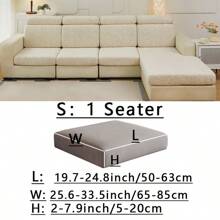 1pc Universal Jacquard Knit Elastic Sofa Cushion Cover, Suitable For All Seasons Home Decor Bedroom Decor Room Decor Aesthetic Room Decoration Stuff Living Room Decor Sofa Cover Couch Cover Sofa Covers