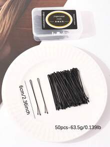 50 Stück/Box Haarspangen für Dutt-Frisuren, einfach und fest, ideal für dickes oder dünnes Haar und alle Haartypen, Haarklammern, Haarspangen, Schulsachen, Haarzubehör