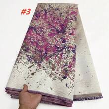 2025 High Quality African Nigerian Tulle Lace Fabric Organza Guipure Party Dress Brocade Jacquard French Lace For Wedding Sewing