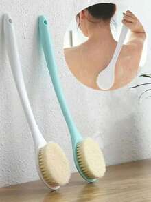 1 cái chổi chà lưng mềm cán dài dùng trong nhà tắm, chổi tắm unisex, phụ kiện phòng tắm. - Nhiều màu - Xem 9