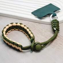 1 Set Adjustable Short Woven Phone Wrist Strap, Fashion Outdoor Sports Woven Phone Lanyard Gifts For Mother, Family, Friends, Birthday, Holiday Phone Charm, Phone Chain