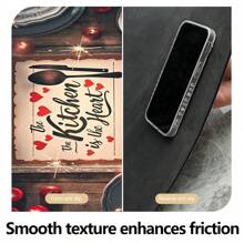 Kitchen Rug And Mat Set With My Kitchen Phrase Pattern, Non-Slip Washable, Kitchen Cushion, Smooth Soft Comfortable Easy To Clean Material, Suitable For Bedroom, Living Room, Dining Room, Kitchen, Bathroom, Entryway