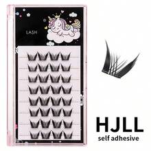 8 Pairs Eyelash Extensions No Glue Individual Cluster Lashes, Natural & Seductive Look - DD - View 2