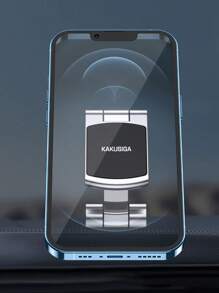 1 Stück neuer faltbarer magnetischer Handyhalter fürs Auto, ABS Teleskop Armaturenbrett Halterung stabil und vibrationssicher, geeignet für Schreibtisch & Autonavigation, kompatibel mit iPhone, Android Handy, Geschenk für Geburtstag, Familie, Freunde, Autozubehör, Autohandyhalter