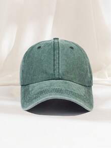 1 件女式复古水洗软顶卡车司机帽、遮阳帽、可调节棒球帽，适合日常使用、户外旅行、徒步旅行和爬山万圣节 - 彩色 - 查看 8