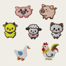 1 pieza/3 piezas Parches bordados de animales de dibujos animados japoneses (estilo autoadhesivo), parches decorativos para reparar ropa con lindos diseños de cachorro/gatito/erizo, adecuados para fundas de teléfonos, bolsas de lona, bolsos, ropa y talla grande para decoración DIY