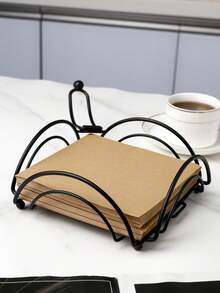 1 hộp đựng khăn giấy vuông bằng sắt sáng tạo, giá đựng khăn giấy để bàn cà phê, giá để khăn giấy dọc, đồ trang trí nhà cửa, quà tặng ngày lễ & sinh nhật, quà tặng bạn bè, hộp đựng khăn giấy vàng Al-Fitr, trang trí bàn, giá đựng khăn giấy lễ hội - Nhiều màu - Xem 11