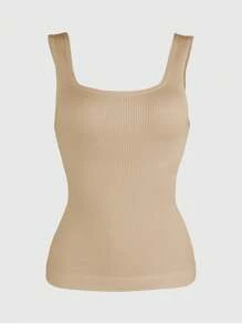 1 Peça Top Modelador sem Costura Preto Plus Size para Controle da Barriga Feminino, Levemente Esculpido, Cintura Modeladora Fina e Afunilada, Shapewear para Achatamento da Barriga