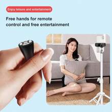 Telecomando senza fili Bluetooth per le dita, compatibile con , Pixel, telefono; telecomando Bluetooth per passare le pagine di libri elettronici, anello di scorrimento smart ricaricabile, controller a cliccatore, compatibile con iOS e Android, adatto per vacanze estive, viaggi, scatto remoto senza fili per fotocamera portatile