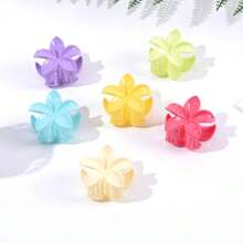 1 pieza/3 piezas/6 piezas Clips para el cabello con flores de margarita medianas de 4 cm, accesorios para el cabello transparentes con degradado de colores lindos, adecuados para primavera/verano, pinzas para el cabello, pinzas para el cabello, pasadores para el cabello, sujetadores para el cabello, clips para el cabello, clips para el cabello para vacaciones, atuendos de mujer