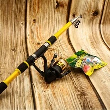 All-Levels Fishing Combo: 6ft/7ft Hi-Vis Rods Pre-Loaded Reels With 12 T-Tail Lures-Lock And Travel Gear For Beginners And Professionals - 82.68 inch Fishing Rod Set - View 4
