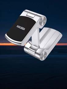 1 Stück neuer faltbarer magnetischer Handyhalter fürs Auto, ABS Teleskop Armaturenbrett Halterung stabil und vibrationssicher, geeignet für Schreibtisch & Autonavigation, kompatibel mit iPhone, Android Handy, Geschenk für Geburtstag, Familie, Freunde, Autozubehör, Autohandyhalter