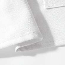 1pc Art Letter Pattern Dust Cover, Modern Minimalist Style Linen-Like Rectangle With 4 Storage Pockets, Anti-Slip Washable Dust Proof Cover For Appliances Like Washing Machine Or Refrigerator