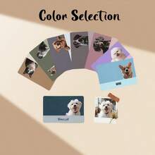 1pc Custom Dog Food Mat, Personalized Dog Mats With Pet Photo And Name, Custom Pet Placemat, Food And Water Mat, Ideal For Dog Lovers, Perfect For Any Special Occasion To Celebrate Your Furry Friend, Fashionable, Simple, Kawaii, Unique Personalized Customized Gifts, Ideal For Christmas, Valentine's Day, Mother's Day, Father's Day, Anniversaries, New Year - Multicolor - View 7