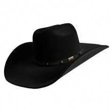 Gustavo Lima Fedora Hat With 8-Inch Brim. - màu đen - Xem 1