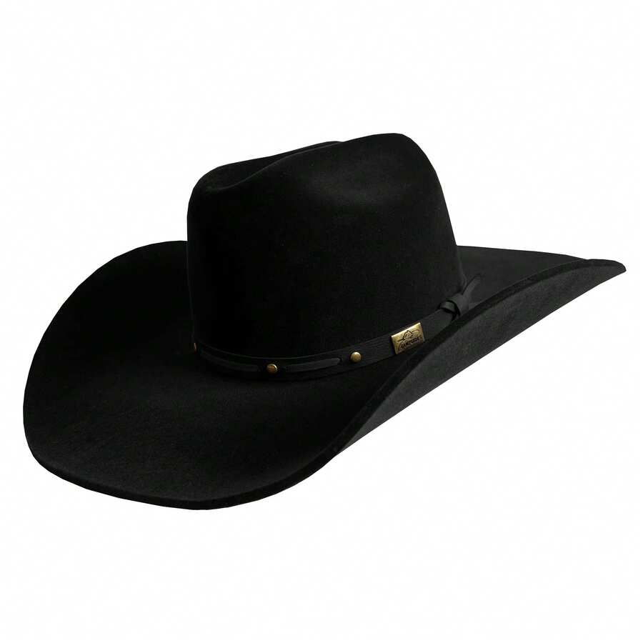 Gustavo Lima Fedora Hat With 8-Inch Brim. - màu đen - Xem 1