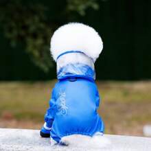 New Spring/Summer Pet Clothing - Cat Shirts, 4-Leg Raincoat With Rain Boots For Cats And Small Dogs, Animal Costumes, Clothing With Leash Attachment, Rainproof 4-Leg Suits For Pets