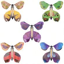 5pcs/Set Magic Trick Butterfly Butterfly Exotic Toy, Cross-Border Exclusive Factory Direct , Random Shipping