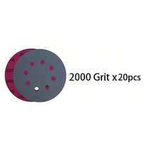 14/36pcs 5 Inch Sanding Disc Pads | Silicon Carbide Hook & Loop | 320-3000 Mixed Grit (8 Holes) | Wet/Dry Use For Round Sander | Multi-Pack - 5 Inch 8 Hole Sandpaper - View 13