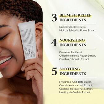 Crème apaisante | Crème hydratante faciale quotidienne | Soin de réparation des défauts | Récupération apaisante et hydratation avec niacinamide et panthénol | Soins de la peau végétariens coréens convenant à tous les types de peau