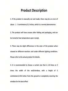 1 件法式农舍风格竹条纹重提花遮光窗帘，适用于卧室、客厅、阳台、书房和家居装饰 - 米色 - 查看 4