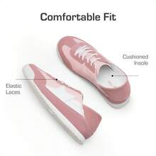 Boys Girls Fashion Sneakers Foldable Back Retro Classic Casual Tennis Lightweight Breathable Walking Shoes For Little/Big Kid - Pink - View 10