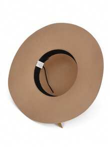 1pc Women Solid Color Casual Bohemian Retro Palace Vintage Style Party Street Pure Felt Hat, English Retro Felt Hat Suitable For Daily Outings And Shopping - MM1543-1 - View 8