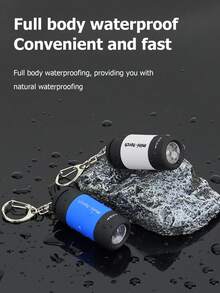 1 件/套，迷你 USB 手电筒，露营灯，LED 手电筒，防水便携旅行户外装备，可爱迷你袖珍钥匙扣手电筒，多功能小手电筒，适用于户外、夜间照明、露营、礼物 - USB迷你手電筒 - 查看 10