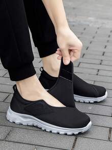 Zapatos deportivos para hombres / zapatos para personas mayores, zapatos casuales de suela antideslizante extra anchos y transpirables con diseño de para facilitar el calce, ajustables y adecuados para pies hinchados, personas mayores, recuperación, caminatas al aire libre y actividades en interiores