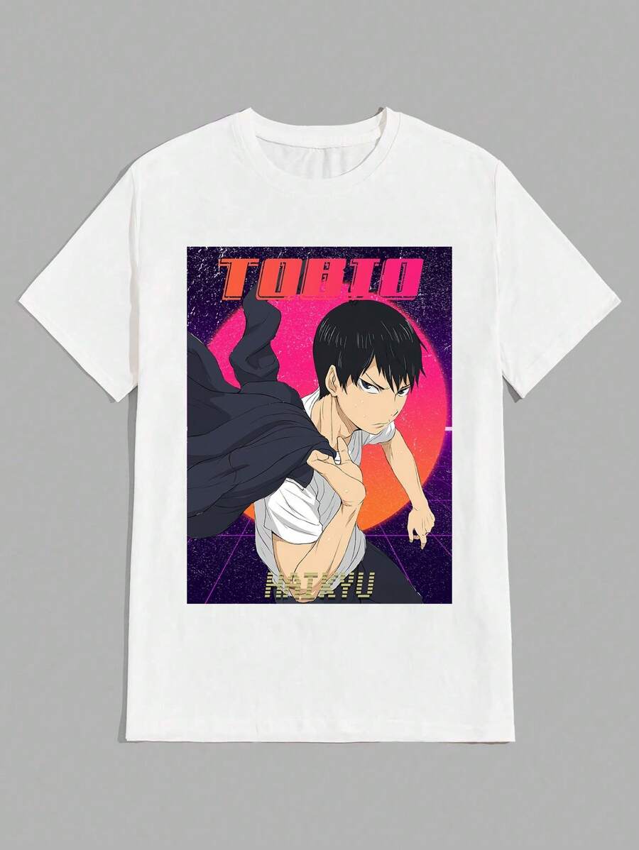 Anime Haikyuu Basic T-Shirt Men Women Unisex 100% Cotton Fabric Fashion Streetwear Immediate Shipping