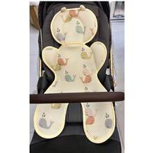1pc 3D Mesh Double Layer Stroller Pad, Breathable Baby Stroller Seat Cushion For Summer - Multicolor - View 3