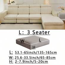 1pc Universal Jacquard Knit Elastic Sofa Cushion Cover, Suitable For All Seasons Home Decor Bedroom Decor Room Decor Aesthetic Room Decoration Stuff Living Room Decor Sofa Cover Couch Cover Sofa Covers