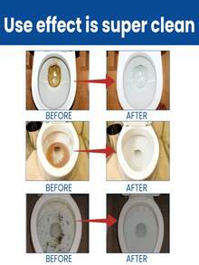 JAYSUING 12 piezas/Caja Tabletas de limpieza de inodoro mejoradas, Limpiador de tanque de inodoro con cloro, Tecnología de liberación continua para una limpieza duradera, Producto de limpieza de inodoro de uso doméstico fácil de usar - Multicolor - Ver 6