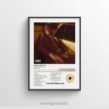 1pc Rapper Hip Hop Rock HONEST THE WIZRD Pop Rap Album Nhạc Bìa Poster Tương Lai Tranh Canvas Thẩm Mỹ Nghệ Thuật Treo Tường Trang Trí Phòng Khách Không Có Khung - Nhiều màu - Xem 10