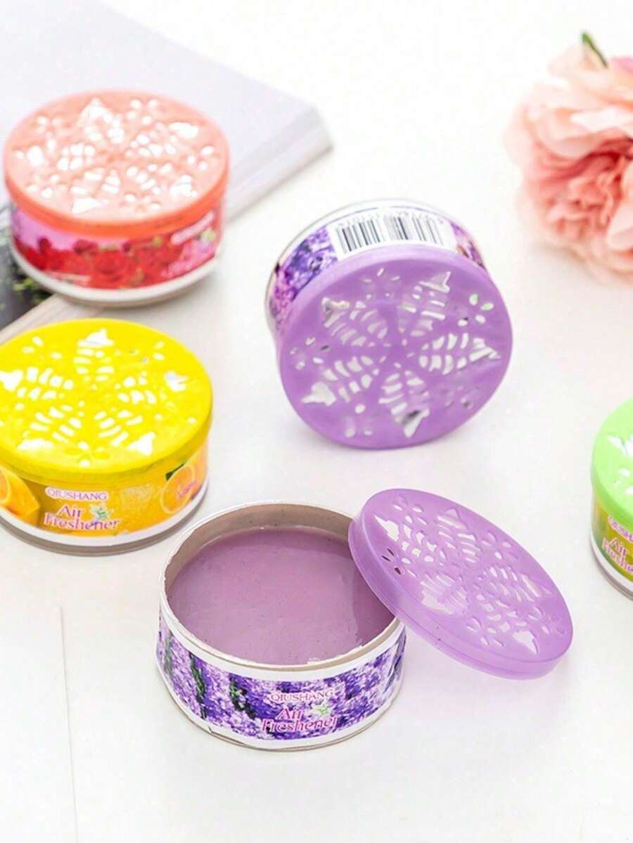 1/4pcs空气清新剂香薰，空气清新剂固体香薰，厕所除臭剂，卧室厕所持久固体香薰膏，家居/房间装饰/汽车/桌面装饰，香薰礼品空气清新剂空气清新剂 - 彩色 - 查看 1