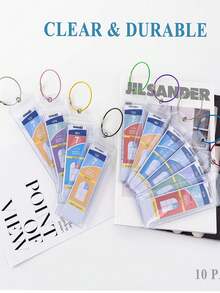 5Pcs Luggage Tag For Cruise Ship Essentials, Cruise Luggage Tag Holder, 3/2/1pc Clear Cruise Luggage Tags For All Cruise Lines Travel Essentials ,For Travel Backpack Luggage Suitcase Travel Gear ,Back To School Workout School Supplies, Holiday Camping Holiday Essentials, Vacation Accessories Suitcase Tag - Multicolor - View 8